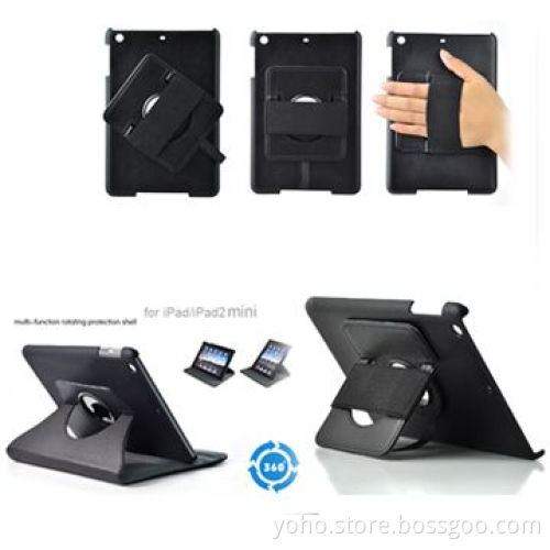 Leather Cases for iPad Mini 360 Degrees Rotate